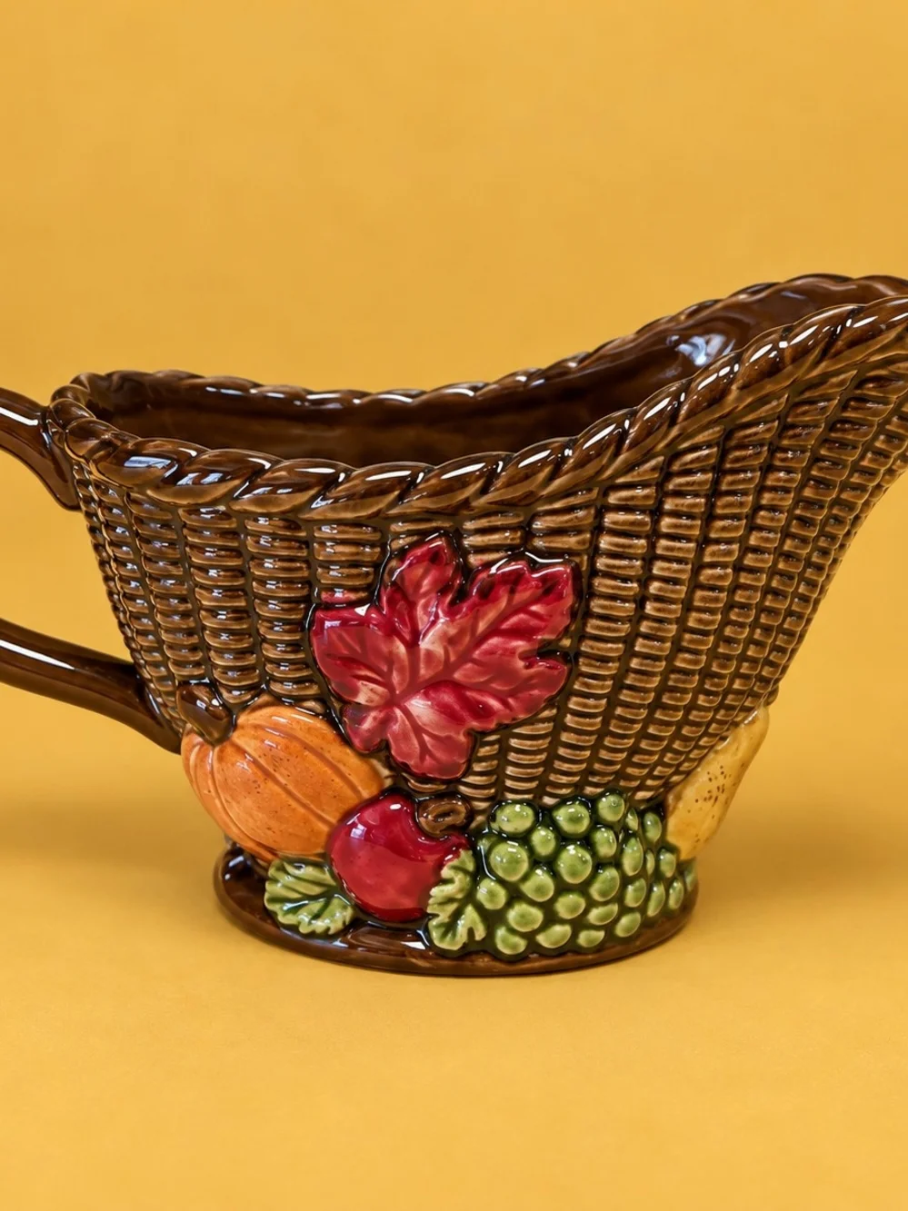Gravy Boat 20oz Chris Madden Harvest Collection JCP Early 2000s Perfect Con.